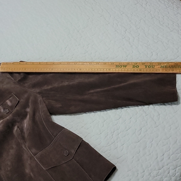 Anne Klein Suede Coat Sz 2XL - Picture 10 of 11